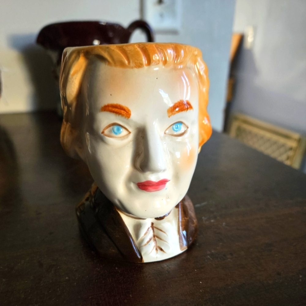 Vintage Frederic Chopin a Meriann Man 1964 Japan Toby Mug Pitcher.